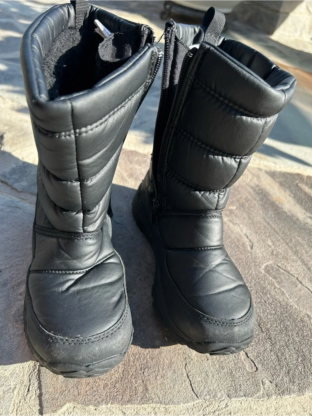 Youth Magellan Outdoors Winter Boots - Size 3, Black, Insulated, Great Condition